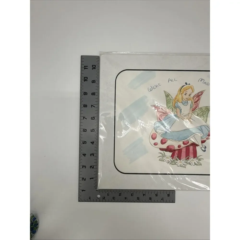 Alice in Wonderland Art “We’re All Mad Here” Signed by Amber Brigan - Picture 11 of 13